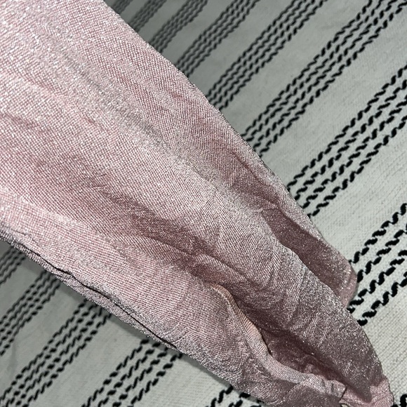 Dusty Rose Pink Sparkling Top - Picture 6 of 7